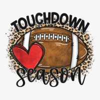 Touchdown Season Football Back To School For Boy Love Footba T Shirt Ladies Fitted T-shirt | Artistshot