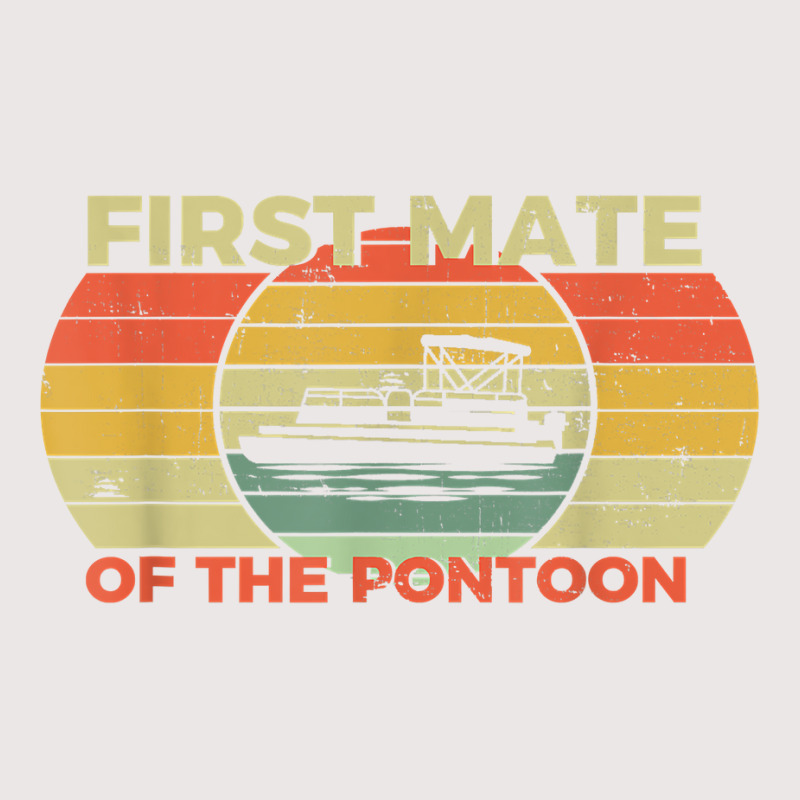 Retro First Mate Pontoon Captain Boat Boating Pontooning T Shirt Pocket T-shirt | Artistshot