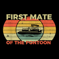 Retro First Mate Pontoon Captain Boat Boating Pontooning T Shirt Men's 3/4 Sleeve Pajama Set | Artistshot