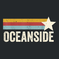 Us American City 70's Star Usa   Vintage Retro Oceanside T Shirt Crewneck Sweatshirt | Artistshot