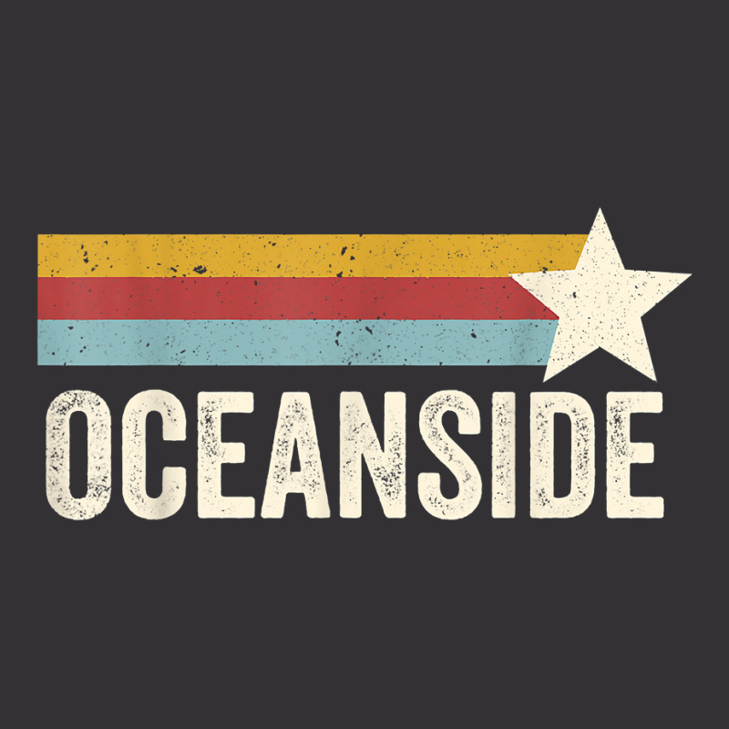 Us American City 70's Star Usa   Vintage Retro Oceanside T Shirt Vintage Hoodie | Artistshot