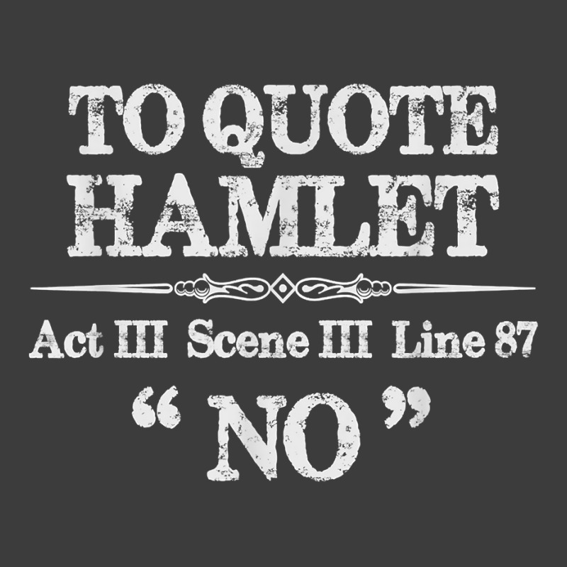 Stage Manager Theatre Gifts   Shakespeare Hamlet Quote Funny T Shirt Men's Polo Shirt by milkeyderamse | Artistshot