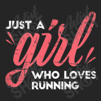 Just A Girl Who Loves Running Girl Track And Field Running Unisex Hoodie | Artistshot