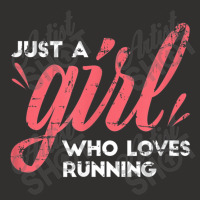 Just A Girl Who Loves Running Girl Track And Field Running Champion Hoodie | Artistshot