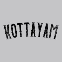 Kottayam India Vintage Black Text Apparel T Shirt Baby Bodysuit | Artistshot