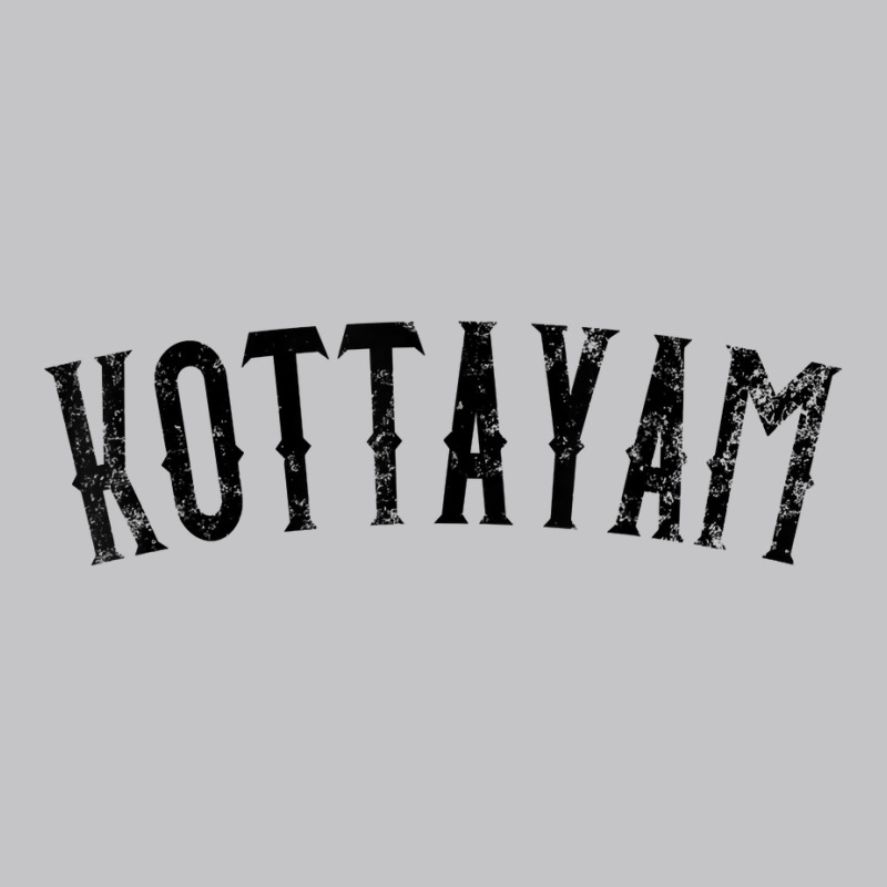 Kottayam India Vintage Black Text Apparel T Shirt Baby Bodysuit by plancefbtluceka | Artistshot