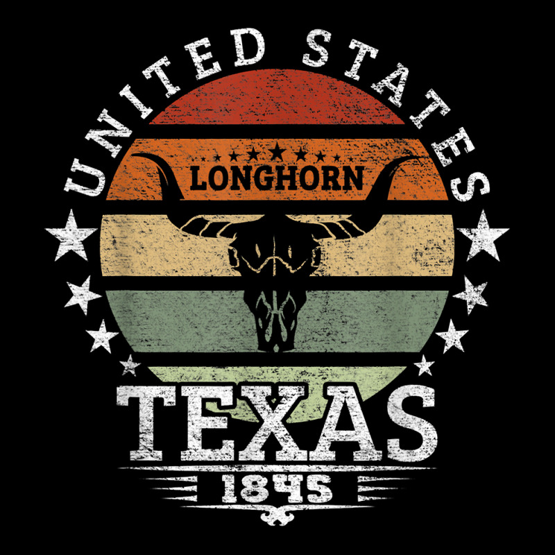 Texas 1845 Vintage Longhorn Cowboy And Rodeo Fan T Shirt Fleece Short | Artistshot