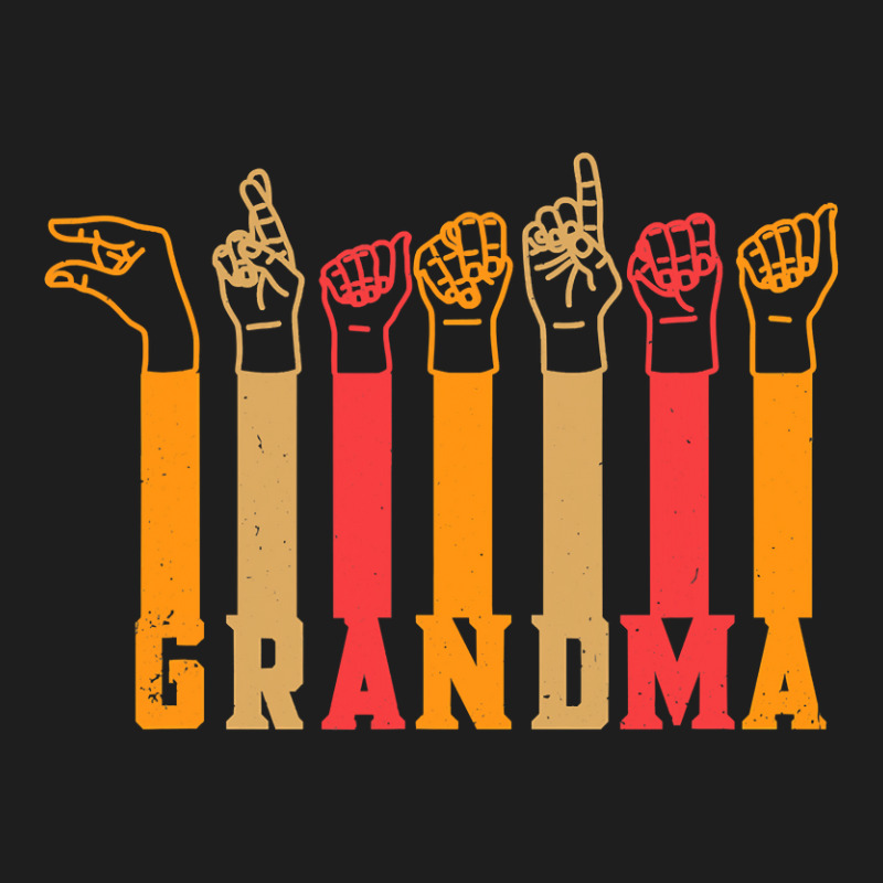 Asl Grandma American Sign Language Grandmother Mothers Day Classic T-shirt by EricWade | Artistshot