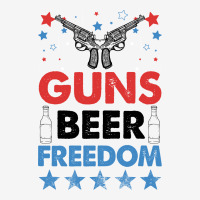 Guns Beer Freedom For White Throw Pillow | Artistshot