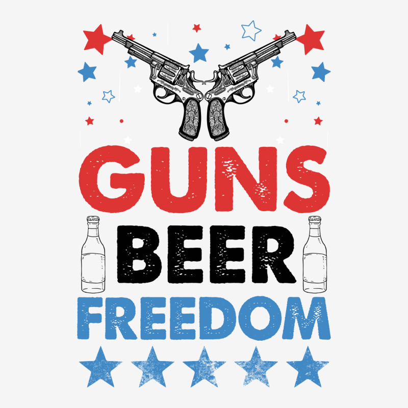 Guns Beer Freedom For White Throw Pillow | Artistshot