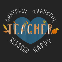 Thankful Thanksgiving Teacher T Shirt 3/4 Sleeve Shirt | Artistshot