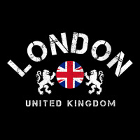 Womens London Uk United Kingdom Union Jack England Souvenir Gift V Nec V-neck Tee | Artistshot