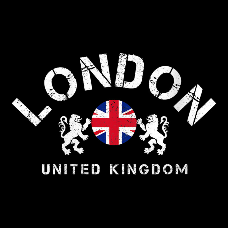 Womens London Uk United Kingdom Union Jack England Souvenir Gift V Nec V-neck Tee | Artistshot