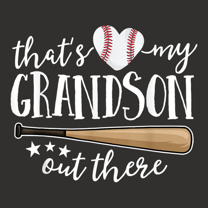 That's My Grandson Out There Gift Women Baseball Grandma T Shirt Champion Hoodie | Artistshot