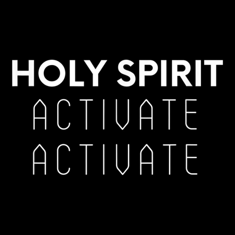 Holy Spirit Activate Activate Christian Love Jesus Pastor T Shirt Adjustable Cap | Artistshot