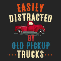 Truck Easily Distracted By Old Pickup Trucks Funny Trucker T Shirt Unisex Hoodie | Artistshot