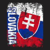 Slovakia Flag Vintage Distressed Slovakia T Shirt T-shirt | Artistshot