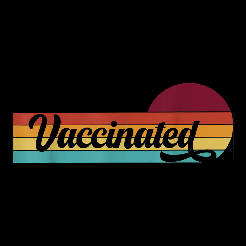 Vaccinated Retro Sunset Pro Vaccination Immunization T Shirt Zipper Hoodie | Artistshot