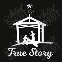 True Story - Christmas Advent Nativity Scene North Star Funny Gift Scorecard Crop Tee | Artistshot