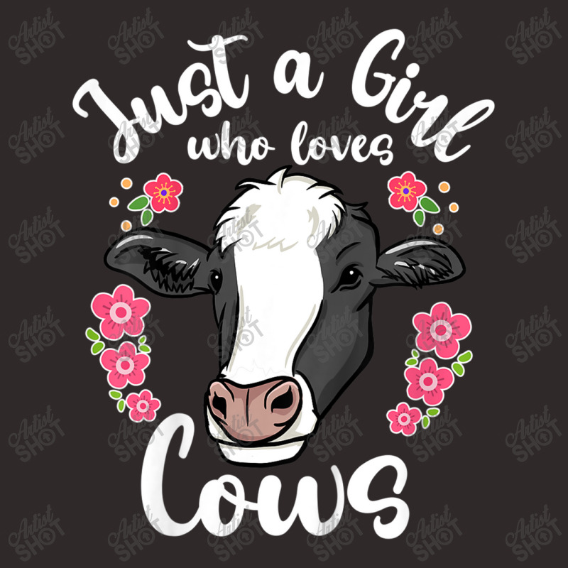 Kids Cow Just A Girl Who Loves Cows Cow Lovers Racerback Tank by Juan-Design | Artistshot