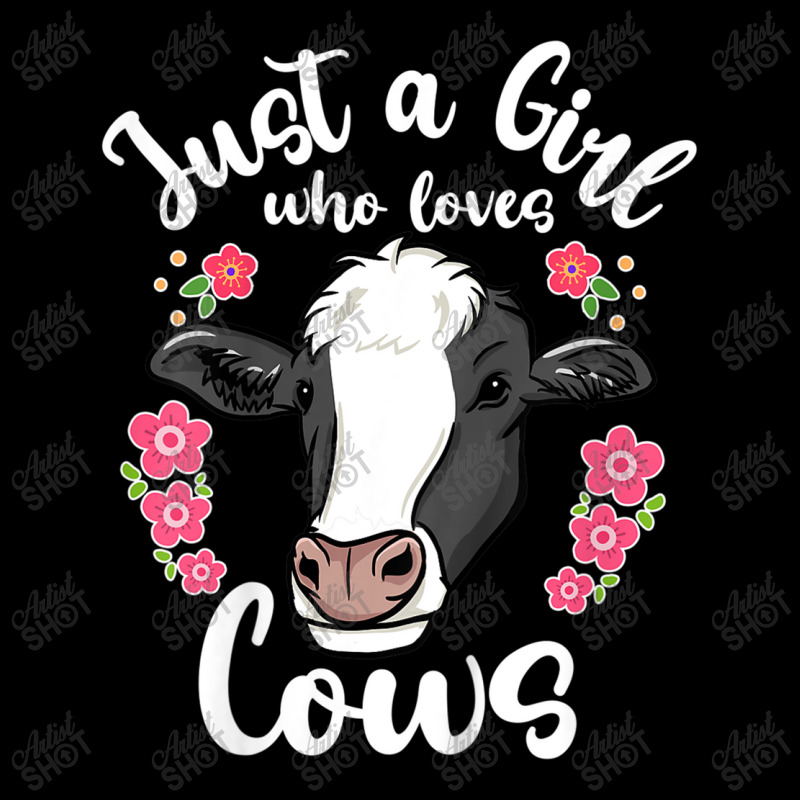 Kids Cow Just A Girl Who Loves Cows Cow Lovers Legging by Juan-Design | Artistshot