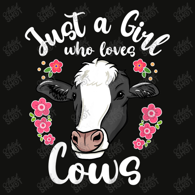 Kids Cow Just A Girl Who Loves Cows Cow Lovers Scorecard Crop Tee by Juan-Design | Artistshot