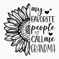 Womens My Favorite People Call Me Grandma Tee Grandparents Day Premium T-shirt | Artistshot