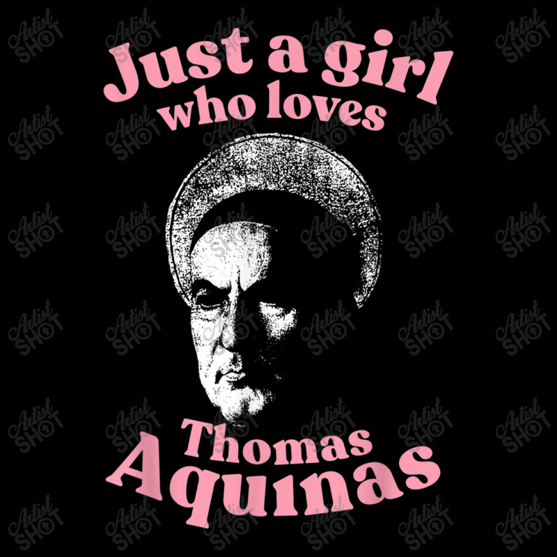 Just A Girl Who Loves Thomas Aquinas Metaphysics V-Neck Tee by LaytonDesign | Artistshot