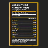 Sneakerhead Nutrition Facts Streetwear Hype Shoes Collector T Shirt 3/4 Sleeve Shirt | Artistshot