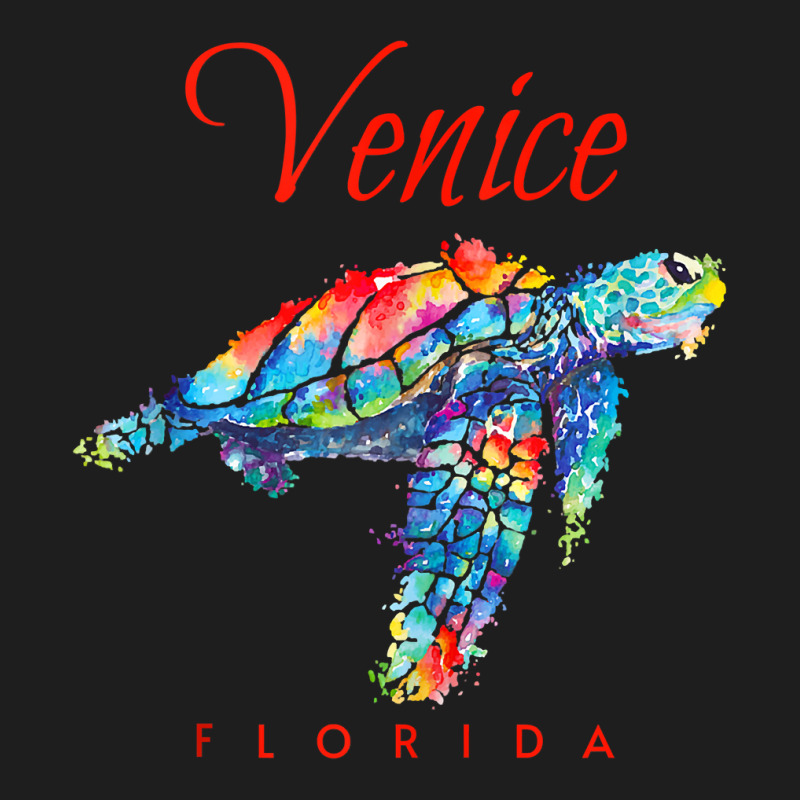 Venice Florida Watercolor Sea Turtle Tank Top Classic T-shirt | Artistshot