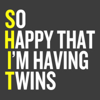 So Happy That I'm Having Twins Funny Pregnancy Premium T Shirt Men's Polo Shirt | Artistshot