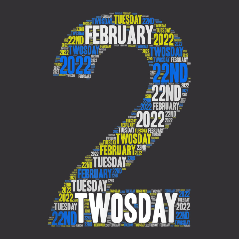 Twosday Tuesday   February 22nd 2022   Commemorative Twosday T Shirt Vintage Short | Artistshot