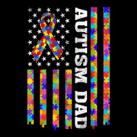 Autism Awareness Proud Autism Dad Vintage Usa Flag Gift Men Maternity Scoop Neck T-shirt | Artistshot