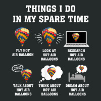 Things I Do In My Spare Time Hot Air Balloon Flying Balloons T Shirt Women's Triblend Scoop T-shirt | Artistshot