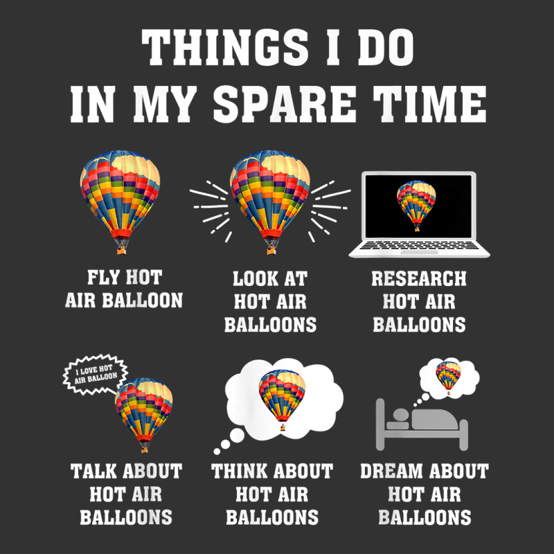 Things I Do In My Spare Time Hot Air Balloon Flying Balloons T Shirt Baby Bodysuit by derosaatlamos | Artistshot