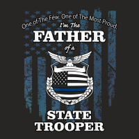 State Police Badge   Proud State Trooper Dad Ladies Fitted T-shirt | Artistshot