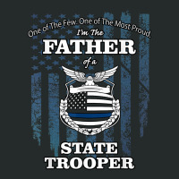 State Police Badge   Proud State Trooper Dad Women's Triblend Scoop T-shirt | Artistshot