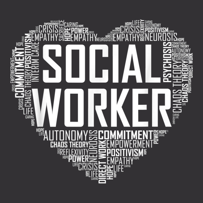 Social Worker T Shirt Love Month Graduation Gift Tshirt T Shirt Vintage Hoodie | Artistshot