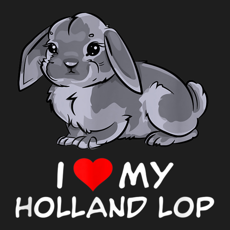 I Love My Grey Holland Lop Rabbit T Shirt Classic T-shirt | Artistshot