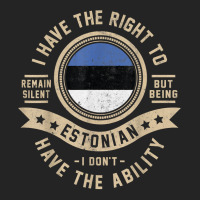 Estonia Flag Proud Estonians Men & Women T Shirt 3/4 Sleeve Shirt | Artistshot