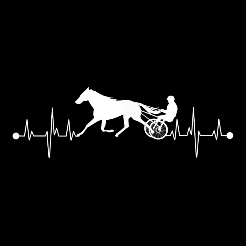 Funny Harness Horse Racing Gift For Men Women Cool Heartbeat T Shirt Adjustable Cap | Artistshot