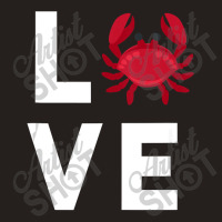 I Love Crabs Cute Crab Lover Crustacean Seafood Crab Tank Top | Artistshot