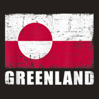 Greenland Flag Design Grunge Country Flag Greenland T Shirt Tank Top | Artistshot