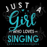 Musicals Women Gift Just A Girl Who Loves Singing Musical Cropped Sweater | Artistshot