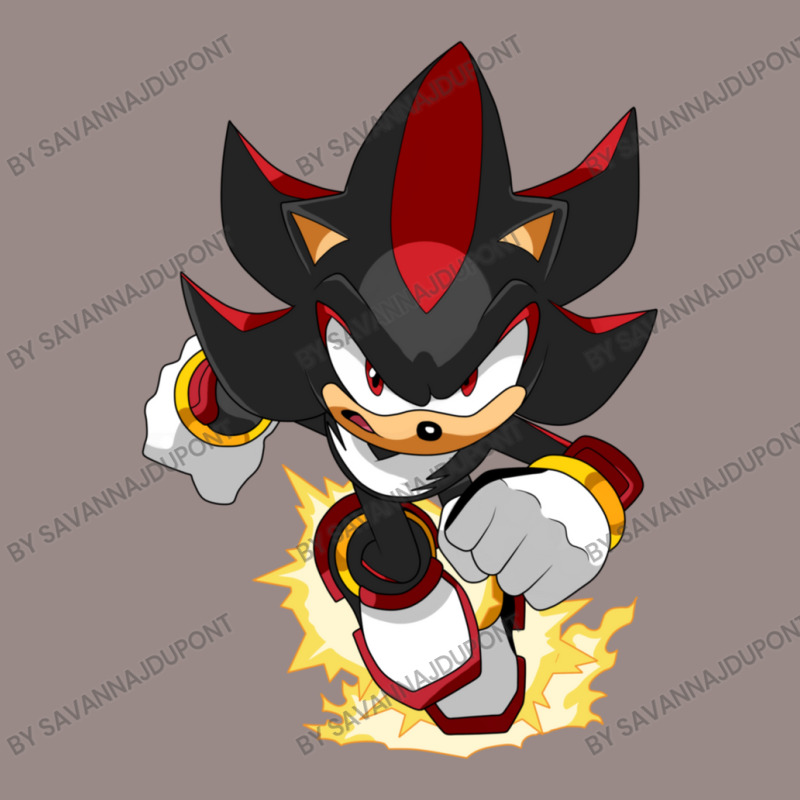 Black Super Hedgehog Running Forward Vintage T-shirt | Artistshot