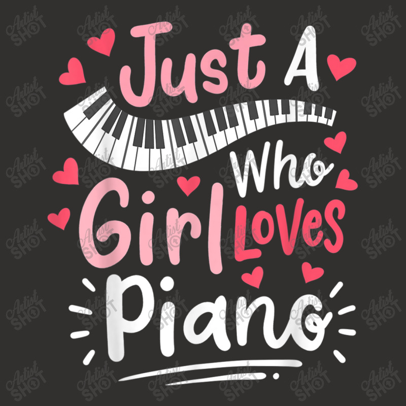 Piano Pianist Just A Girl Who Loves Piano Champion Hoodie | Artistshot