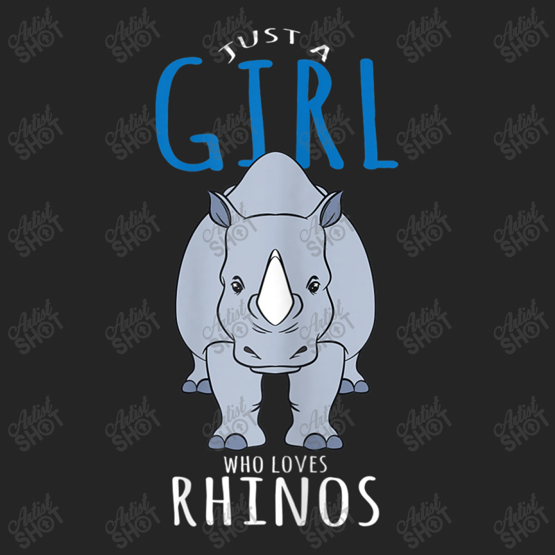 Rhino Costume Design - Just A Girl Who Loves Rhinos Unisex Hoodie | Artistshot