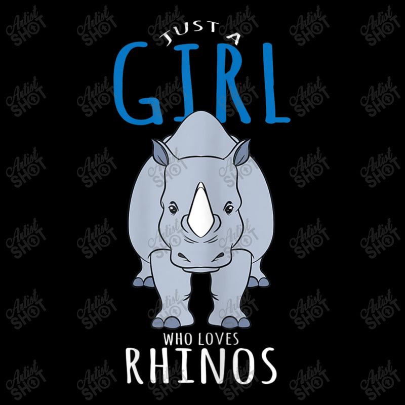 Rhino Costume Design - Just A Girl Who Loves Rhinos Lightweight Hoodie | Artistshot