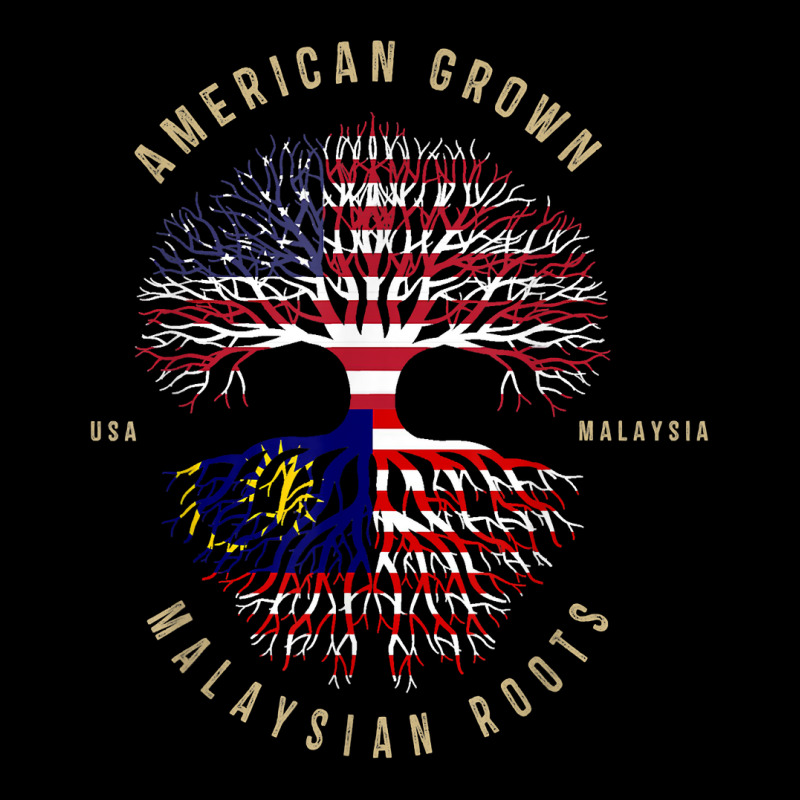 American Grown Malaysian Roots Vintage Usa & Malaysia T Shirt Men's 3/4 Sleeve Pajama Set by woestebjparmal | Artistshot