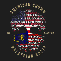 American Grown Malaysian Roots Vintage Usa & Malaysia T Shirt Classic T-shirt | Artistshot